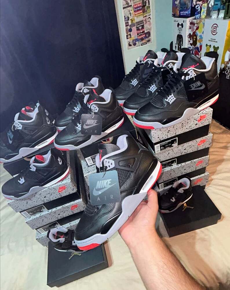Jordan 4 Bred Reimagined